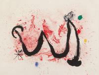 Joan Miro, (Spanish, 1893-1983), La Danse de Feu, 1963