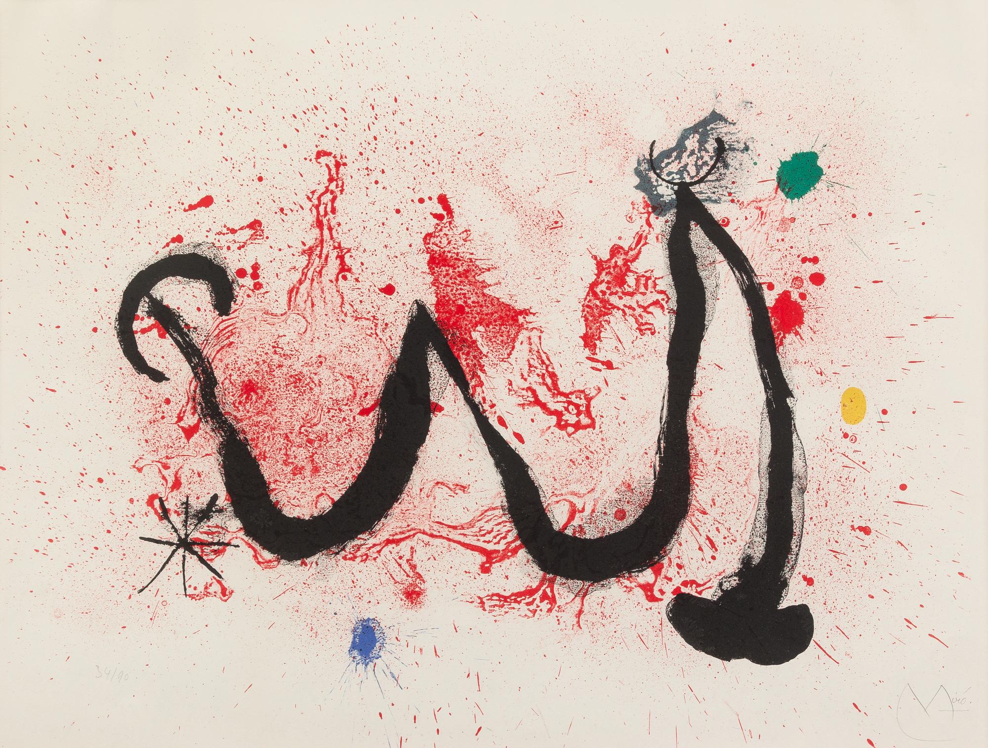 Joan Miro, (Spanish, 1893-1983), La Danse de Feu, 1963