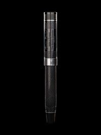 Conway Stewart: Churchill-Ebonite and Silver Trim Limited Edition Rollerball Pen