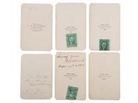 [CIVIL WAR]. CDV album featuring 107th United States Colored Troop officers, including: