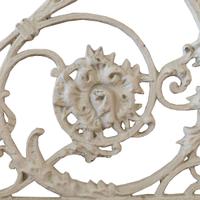 A Cast Iron Stair Panel from the Mecca Apartment Building, Chicago, IL. 42" W x .5" D x 30.5" H — United States, Circa 1891
