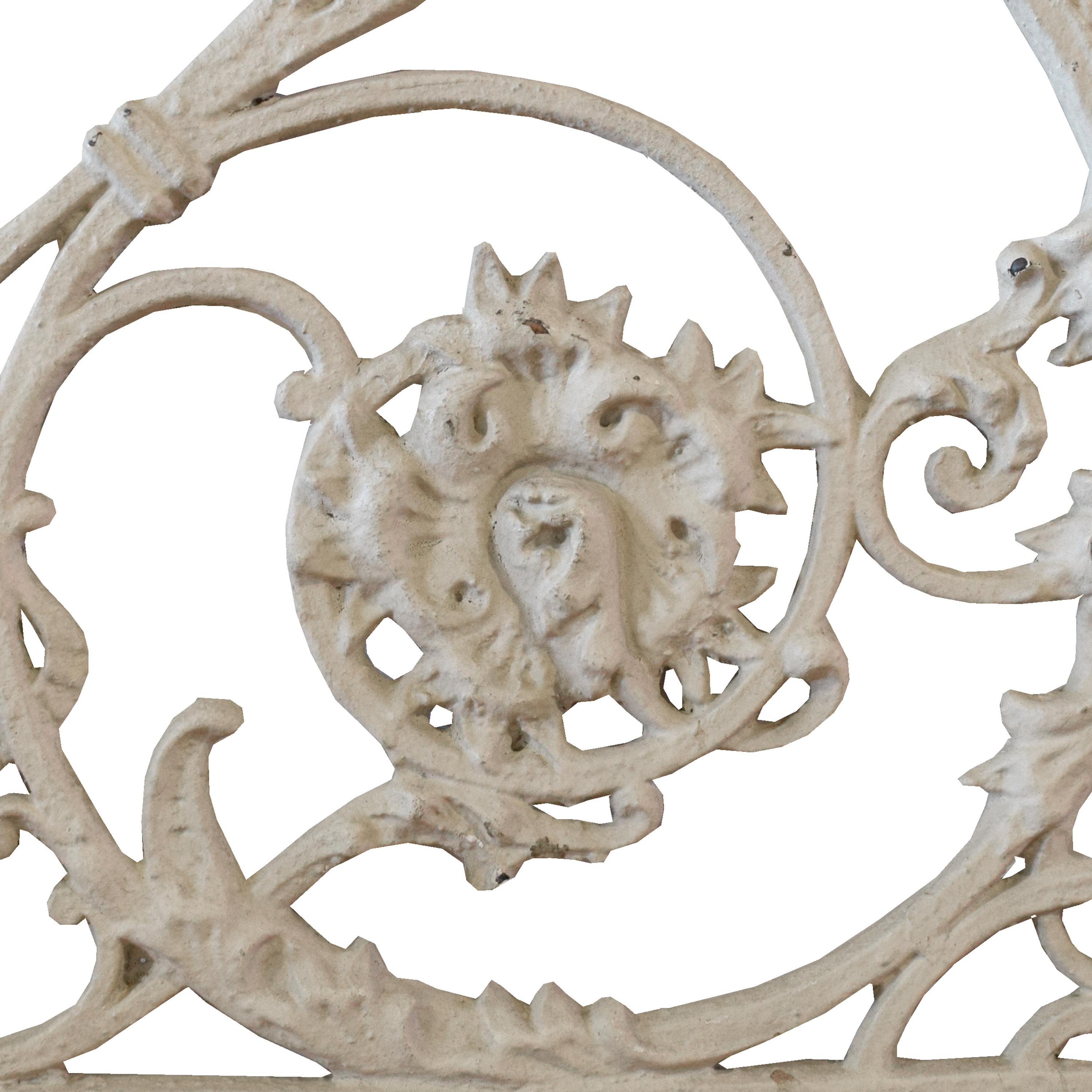 A Cast Iron Stair Panel from the Mecca Apartment Building, Chicago, IL. 42" W x .5" D x 30.5" H — United States, Circa 1891