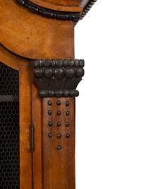 A Pair of Biedermeier Part-Ebonized Fruitwood Bookcases