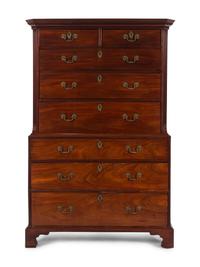 A George III Mahogany Chest-on-Chest