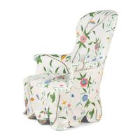 An Upholstered Slipper Chair