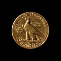 A 1910-S Indian Head $10 Gold Coin