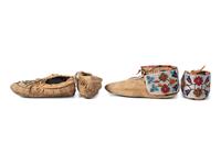 Great Lakes Beaded Hide Moccasins