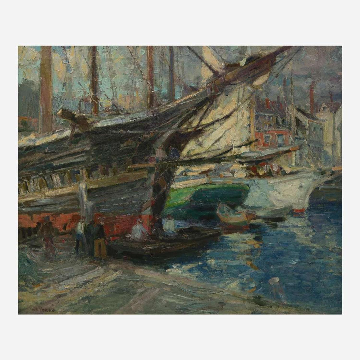 Harry Aiken Vincent (American, 1864–1931) Harbor View