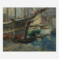 Harry Aiken Vincent (American, 1864–1931) Harbor View