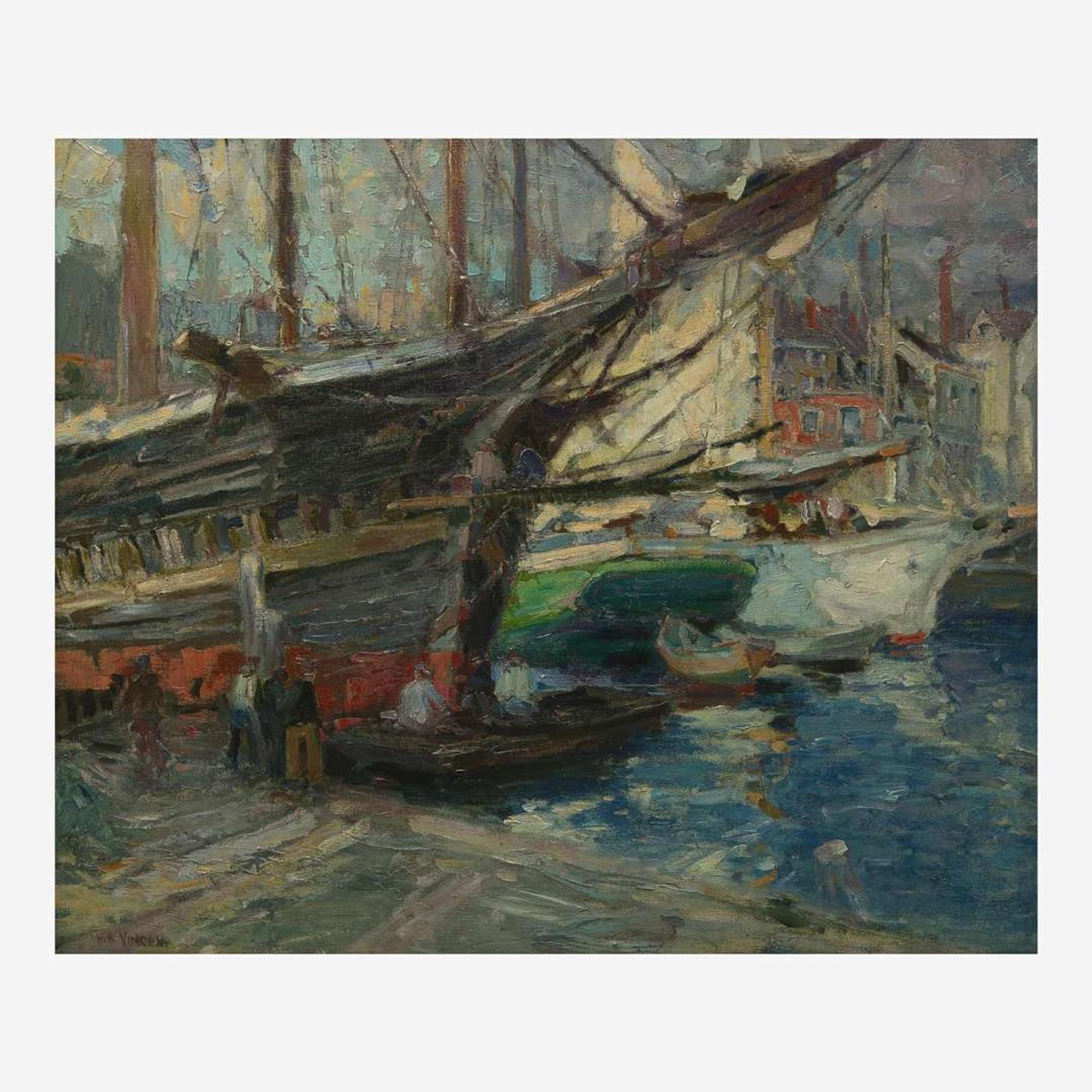 Harry Aiken Vincent (American, 1864–1931) Harbor View