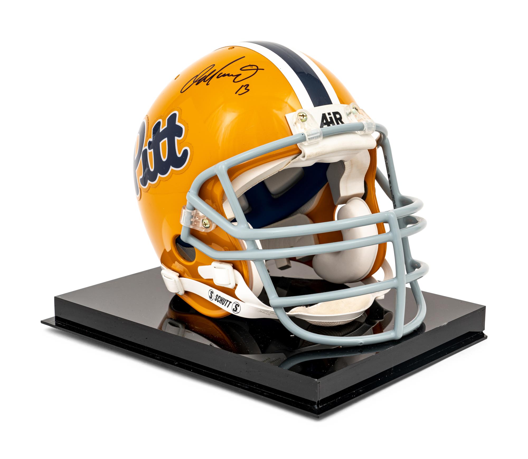 A Dan Marino Signed Autograph University of Pittsburgh Full Size Helmet (Super Star Greetings LOA),