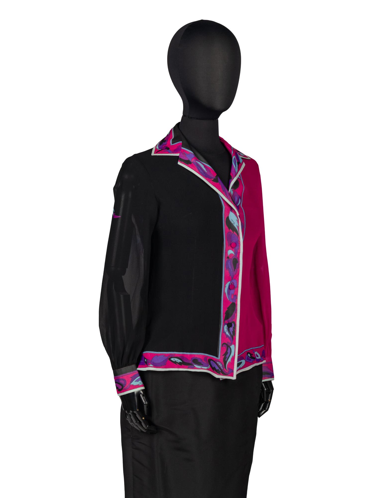 Emilio Pucci Tulip Blouse, 1960s