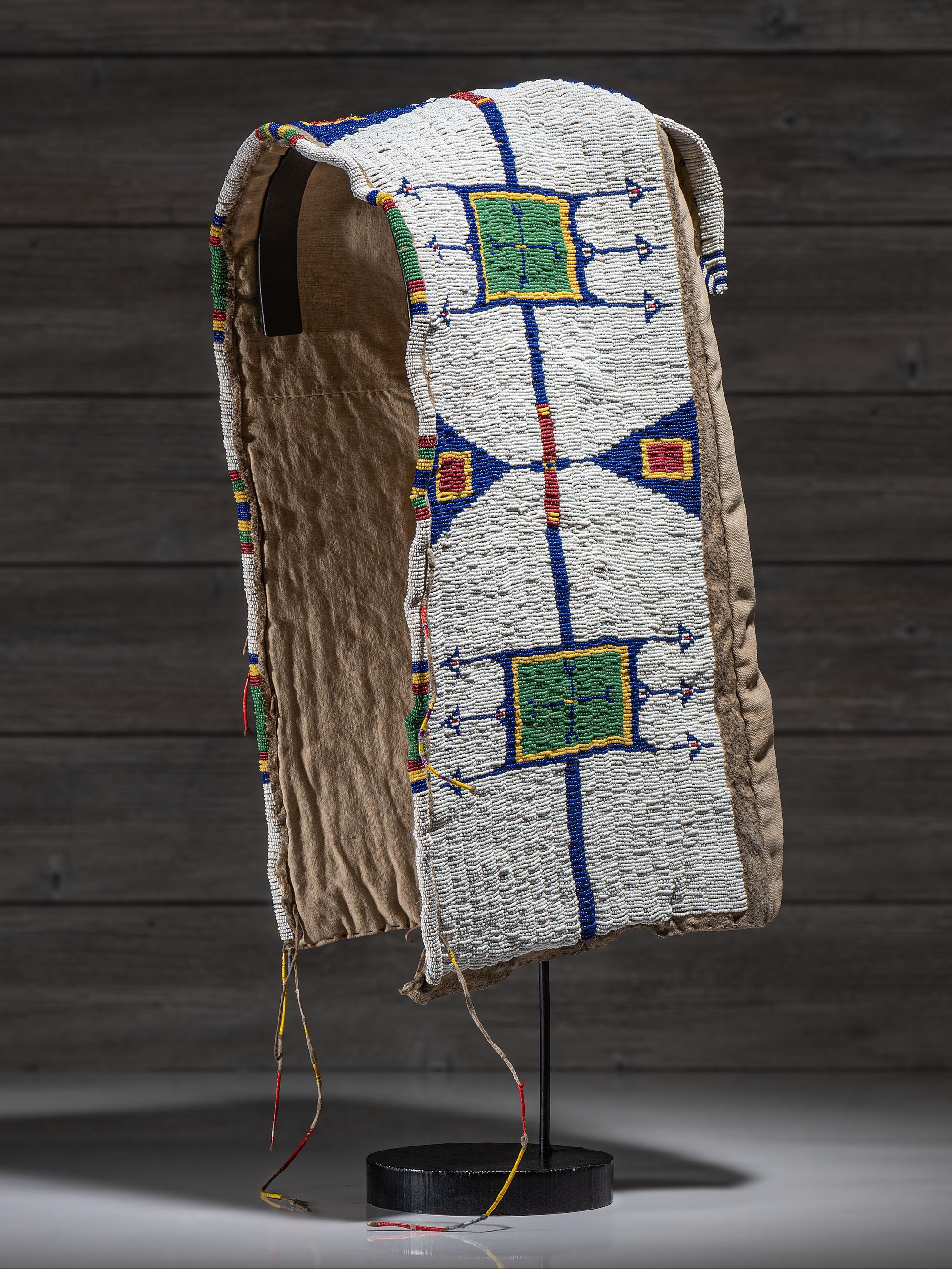 Sioux Beaded Hide Cradle