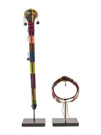 Two Yoruba Beaded Articles