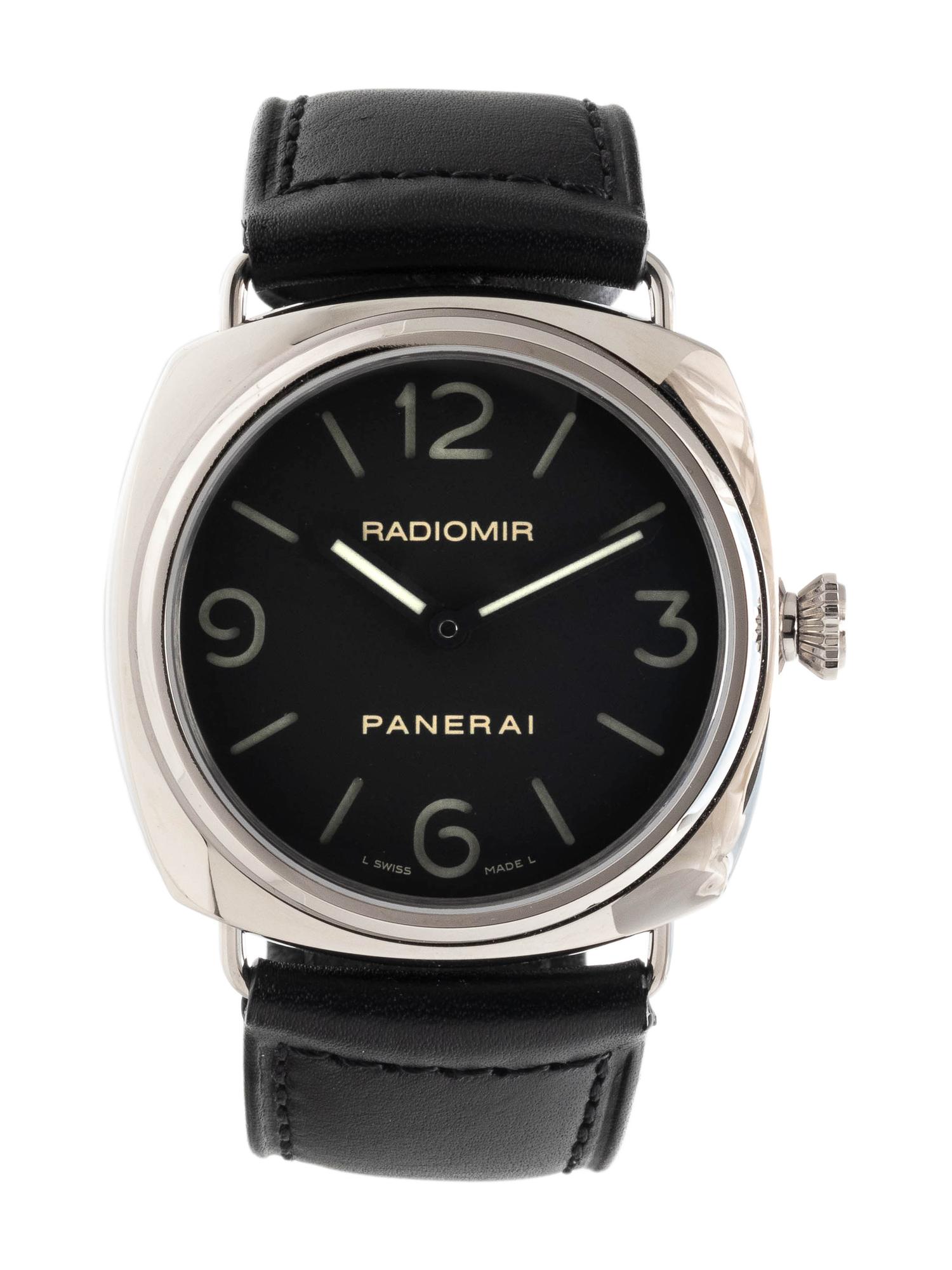 PANERAI, REF. PAM00210 STAINLESS STEEL 'RADIOMIR' WRISTWATCH
