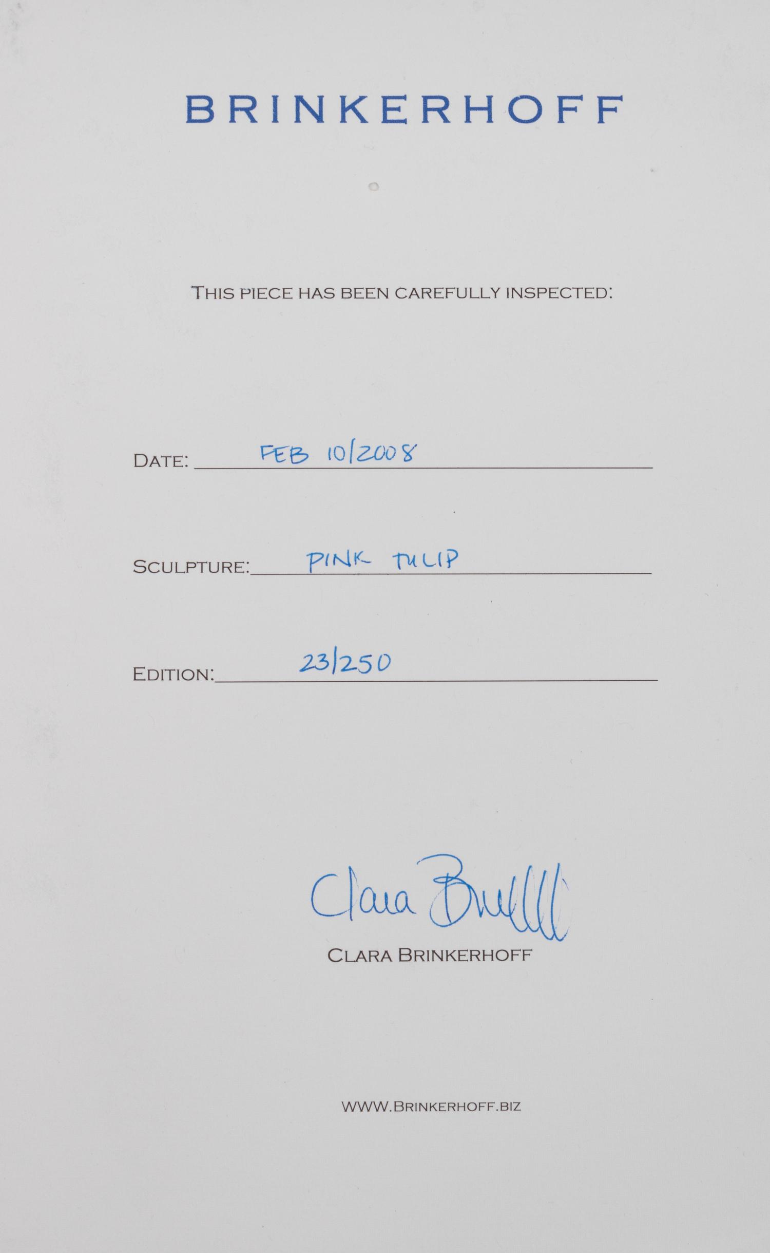 A Clarita Brinkerhoff for Swarovski Pink Tulip — 20TH CENTURY