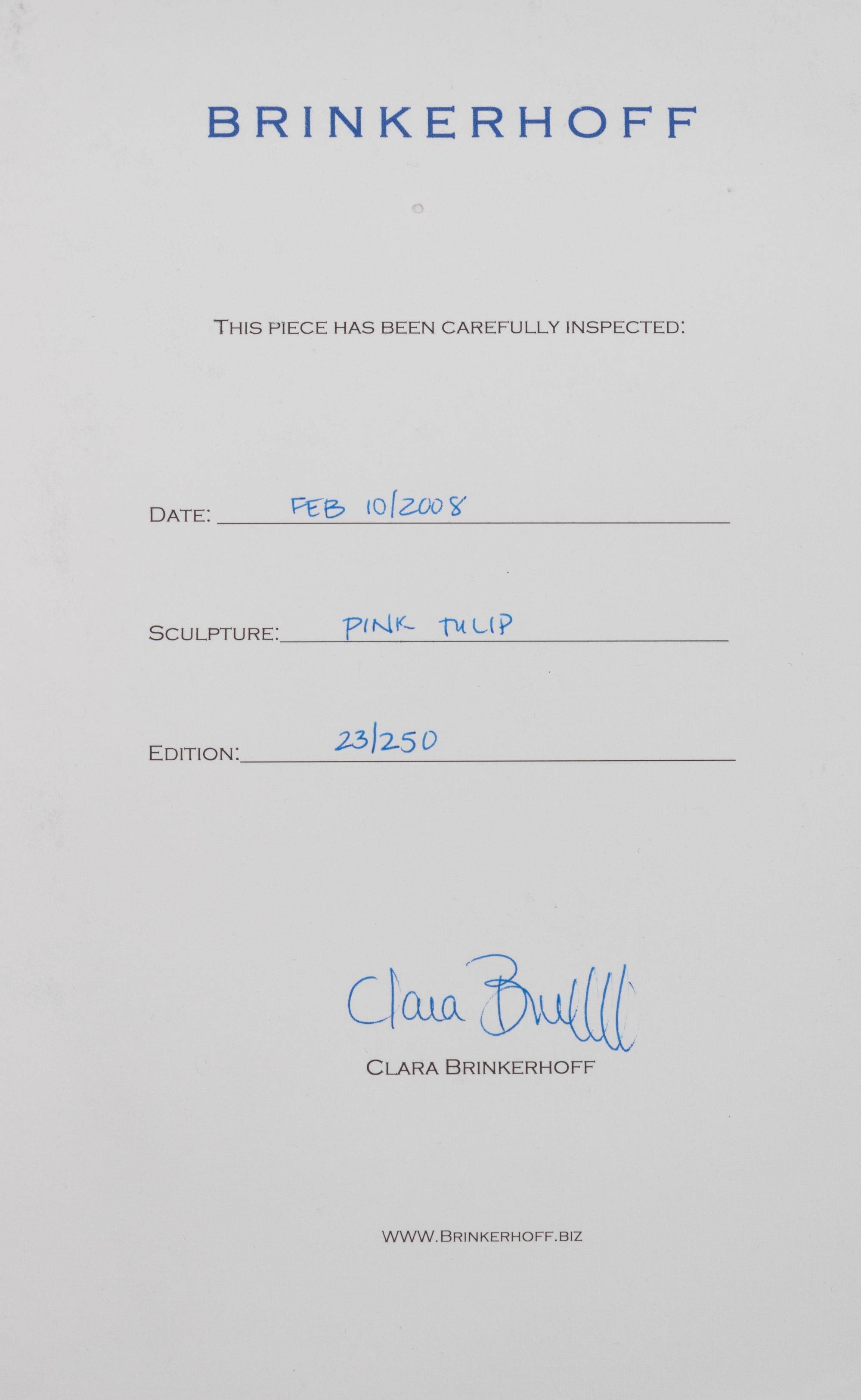 A Clarita Brinkerhoff for Swarovski Pink Tulip — 20TH CENTURY