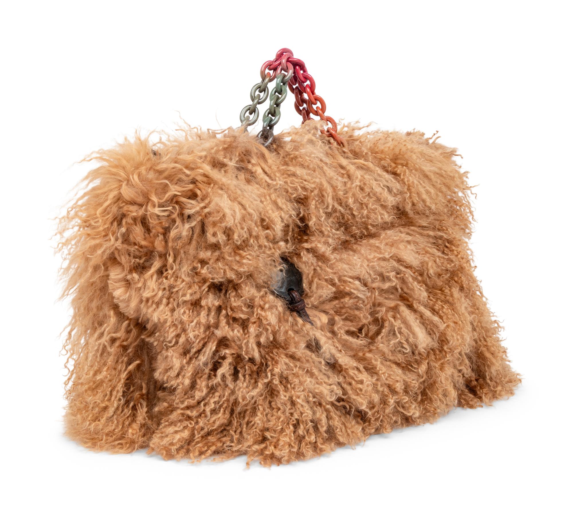 Sonia Rykiel. Furry Shearling Tote