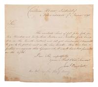 [REVOLUTIONARY WAR]. 3 documents, incl. signatures from Jonathan ARNOLD and Jeremiah OLNEY.