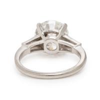 Diamond and Platinum Ring