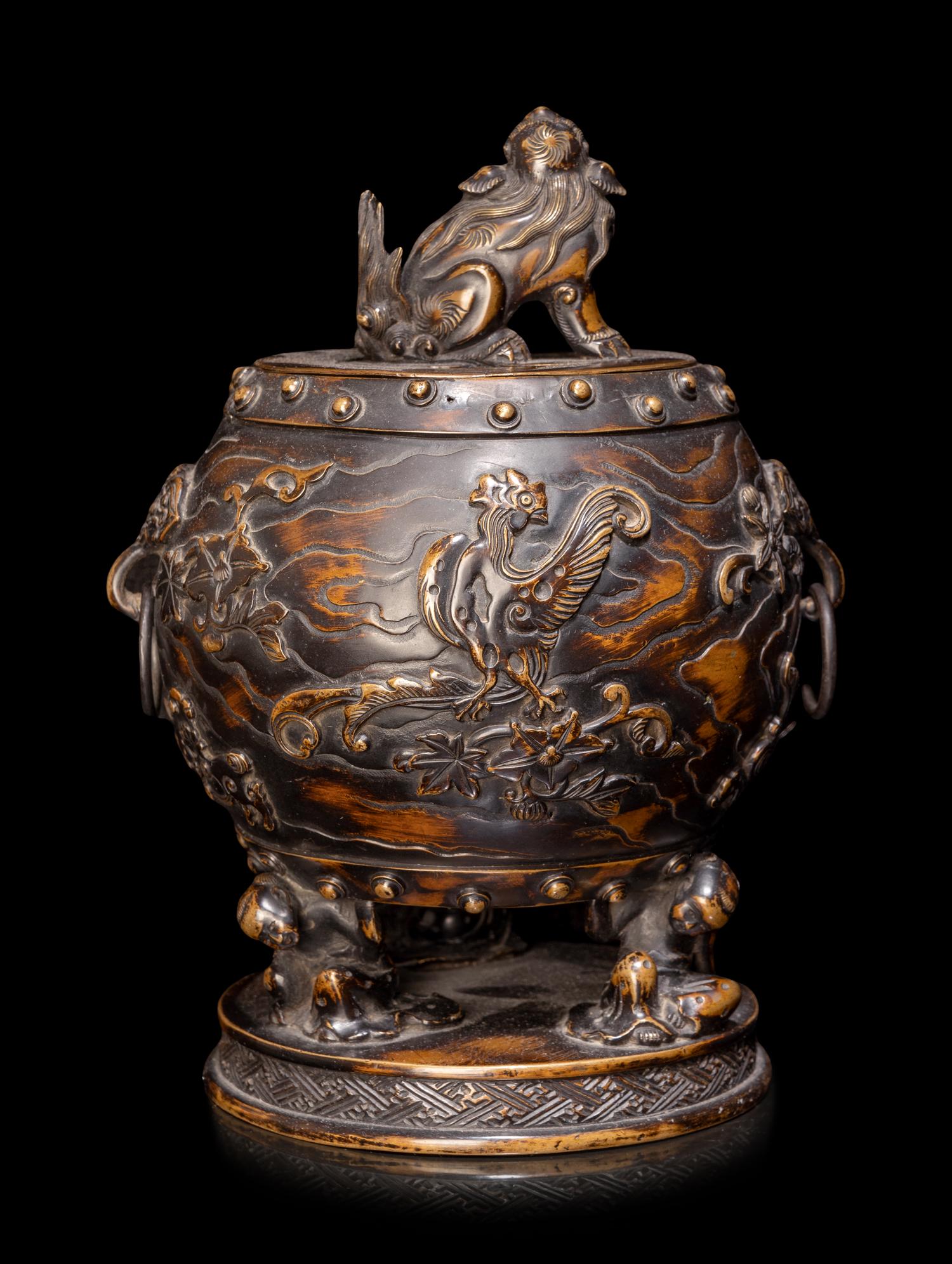 A Bronze Tripod Incense Burner