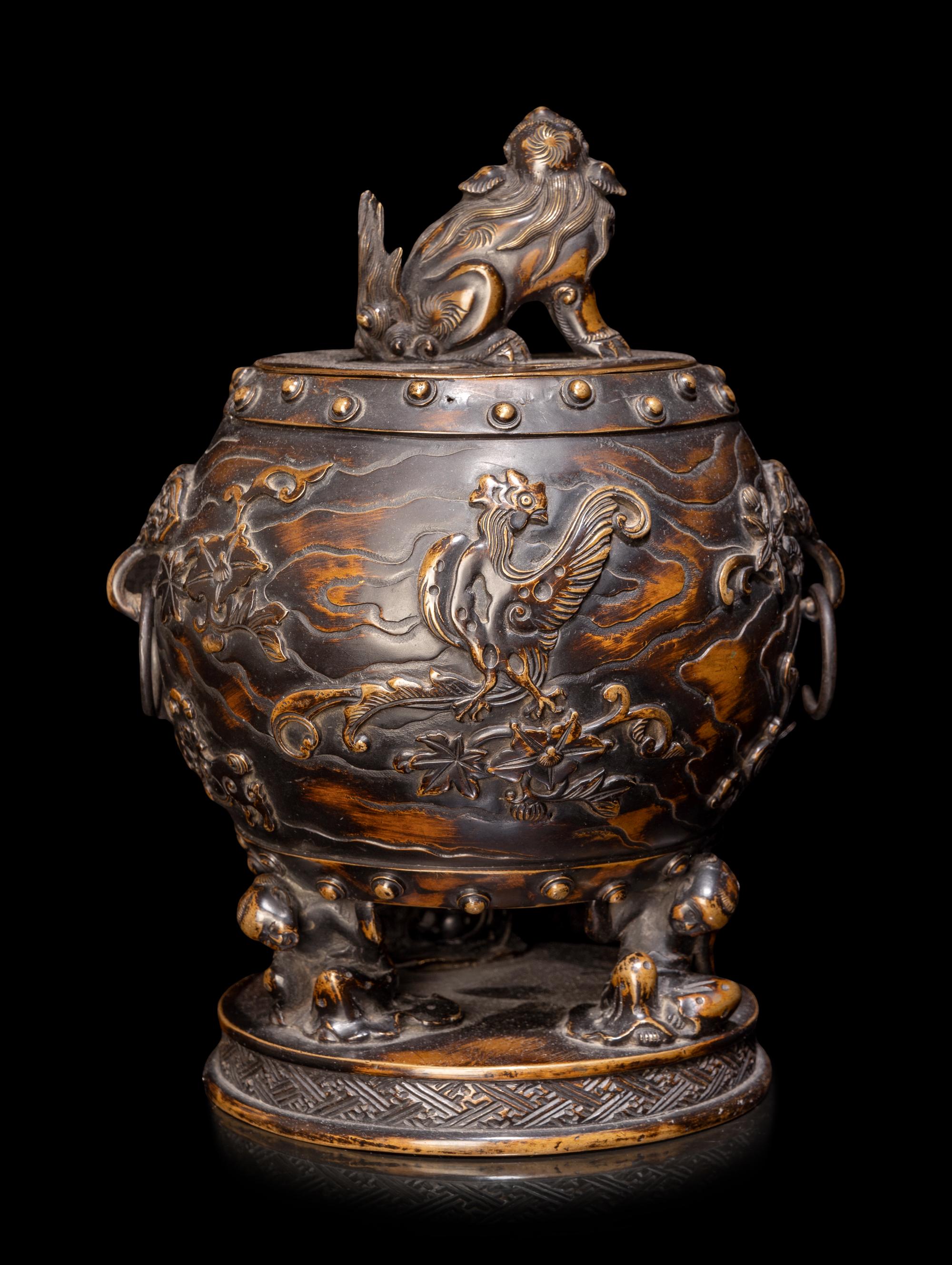 A Bronze Tripod Incense Burner