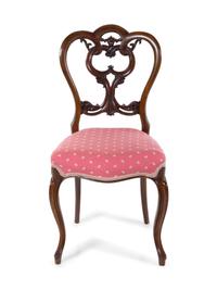 A Louis XV Style Walnut Side Chair