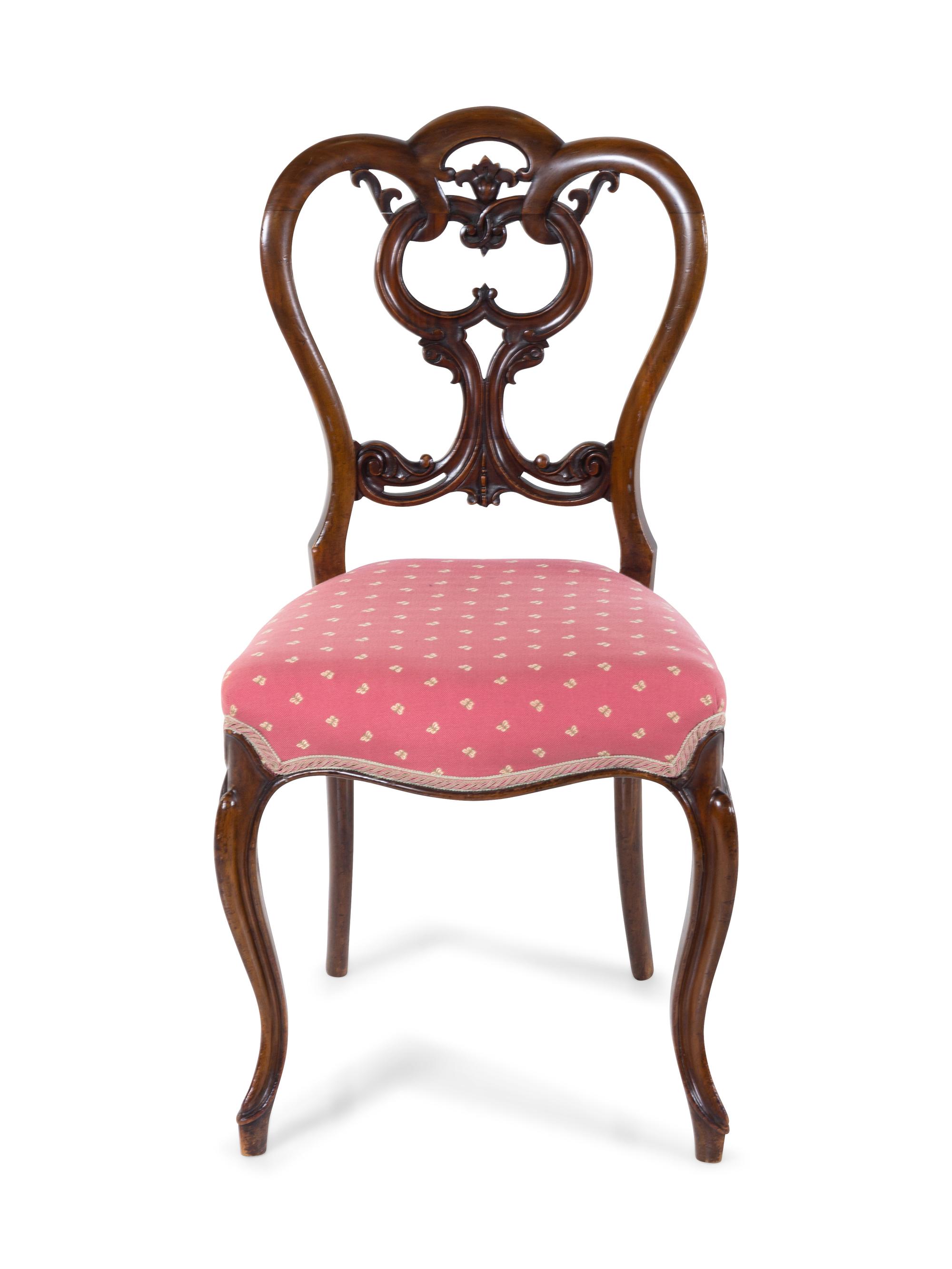 A Louis XV Style Walnut Side Chair