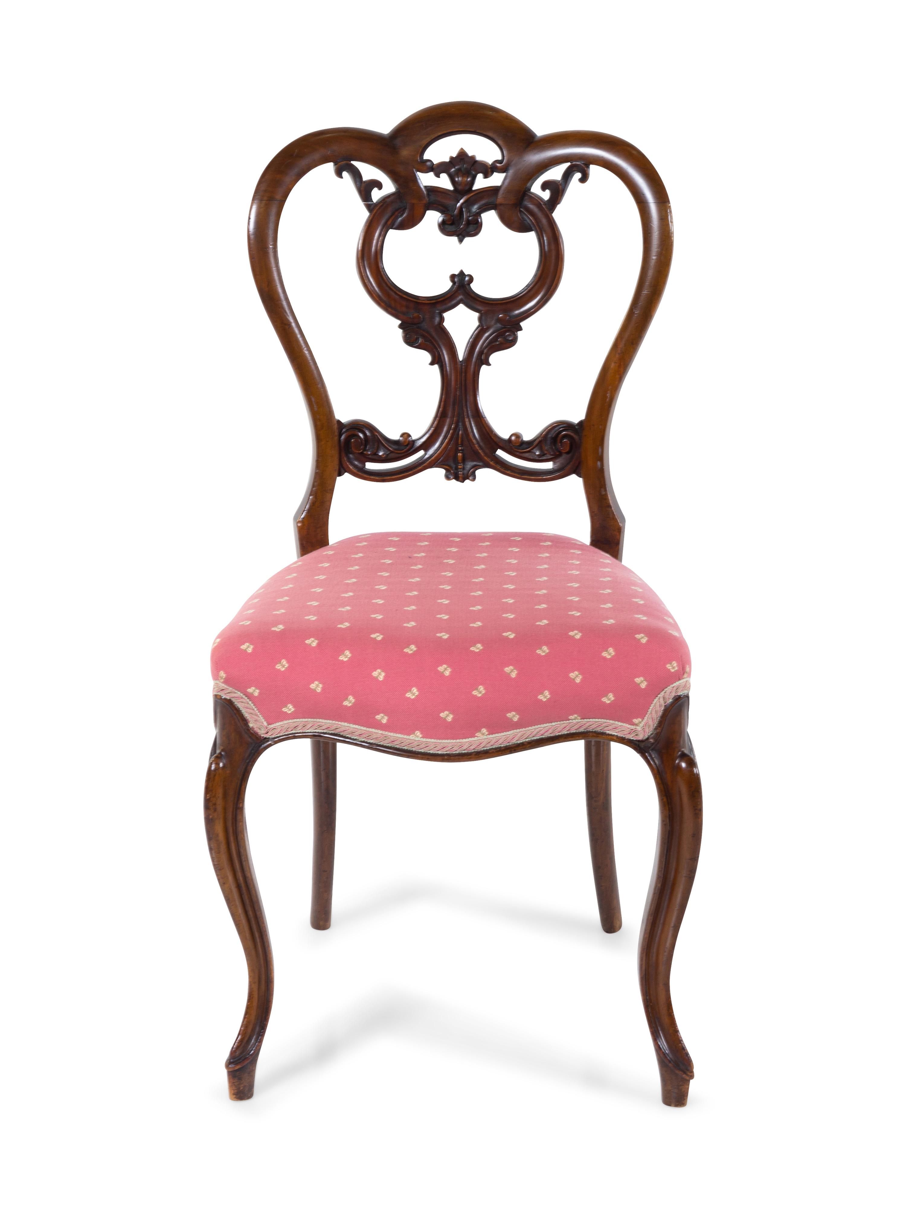 A Louis XV Style Walnut Side Chair