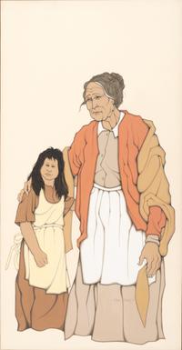 untitled, grandmother and child