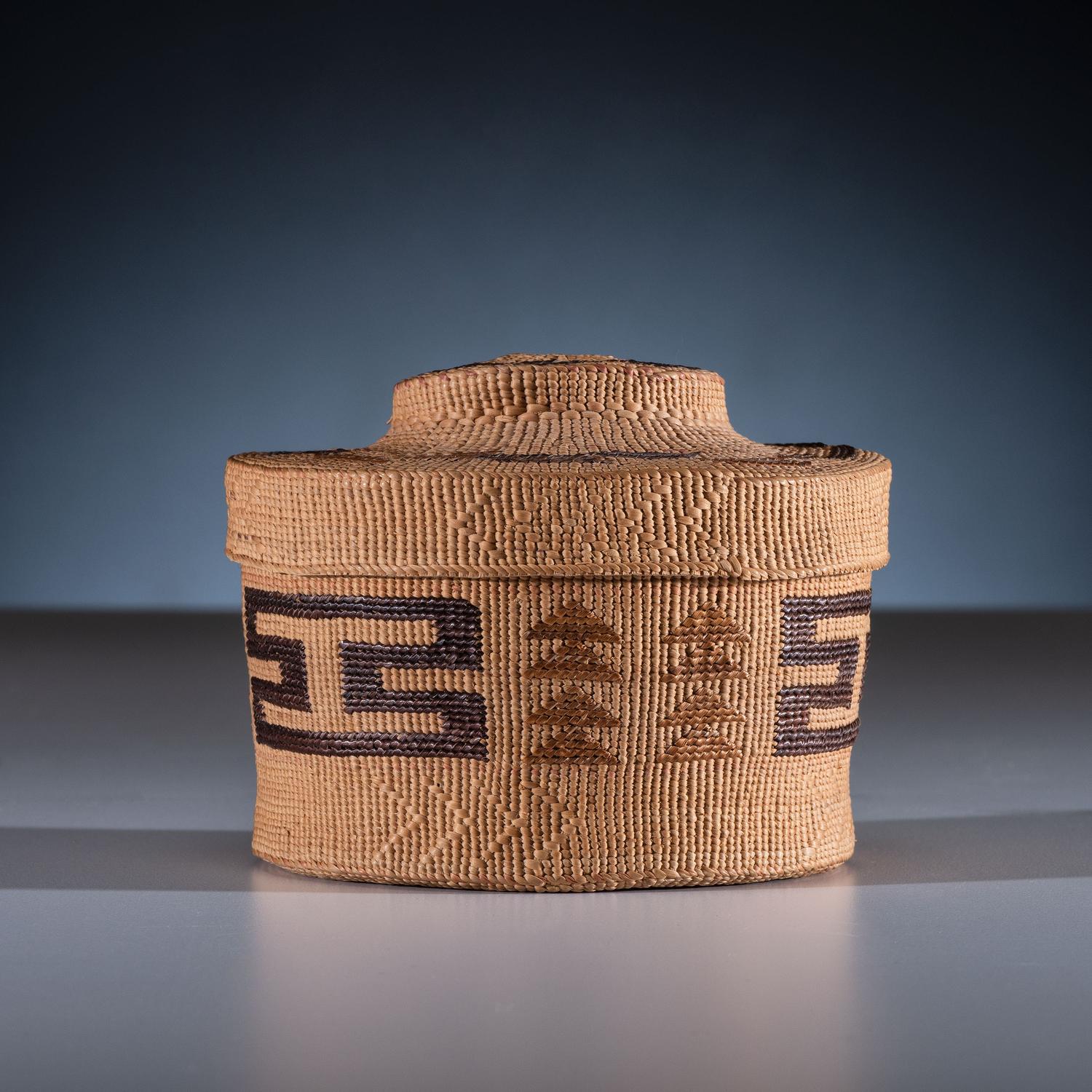 Tlingit Rattle Top Basket