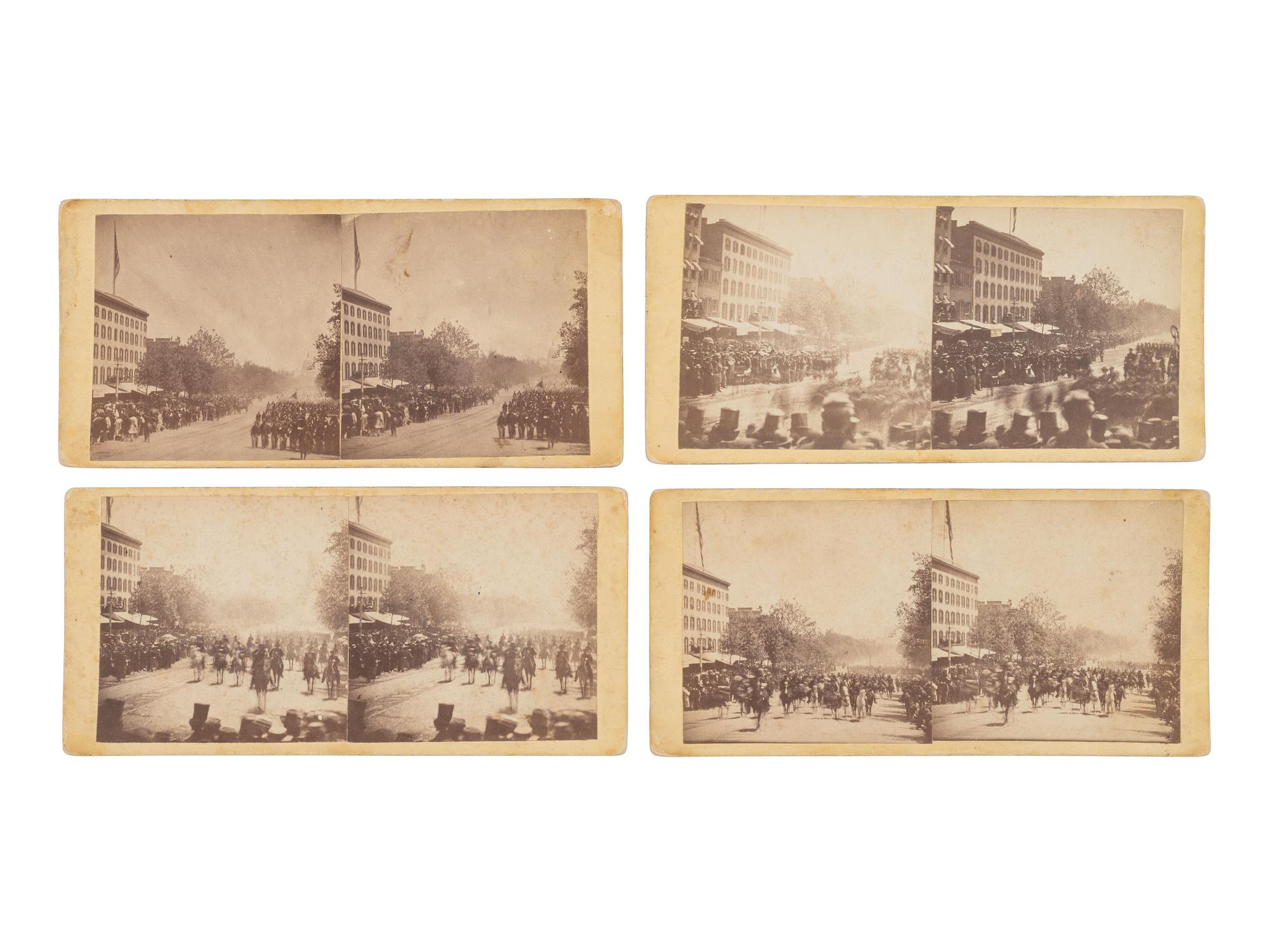 [CIVIL WAR]. 12 "Grand Review" stereoviews by Alexander Gardner. [Washington, DC]: [1865].