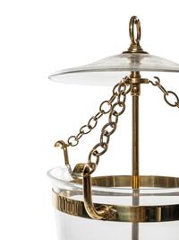 A Gilt Metal Hall Lantern