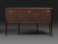 A Federal Inlaid and Figured Mahogany Sideboard