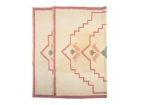 An American Woven Rug and Runner