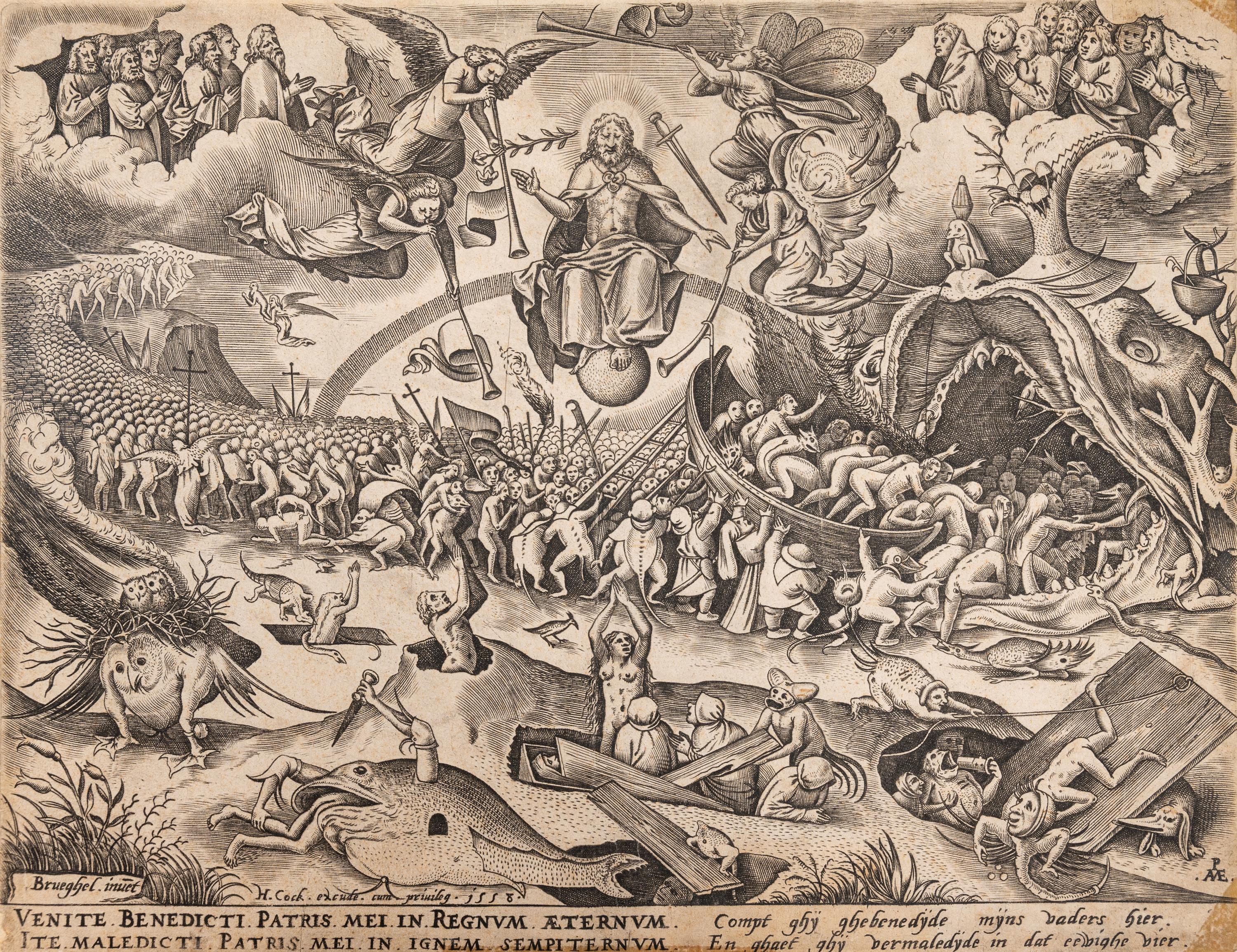 A pair of prints ( The Last Judgement; Fortitude )