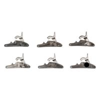 Six US Model 1861 Contract Rifle Musket Locks, Including: Providence Tool, Robinson & Milbury