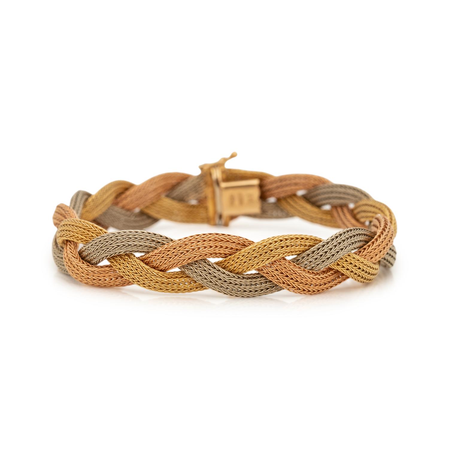TRICOLOR GOLD BRACELET