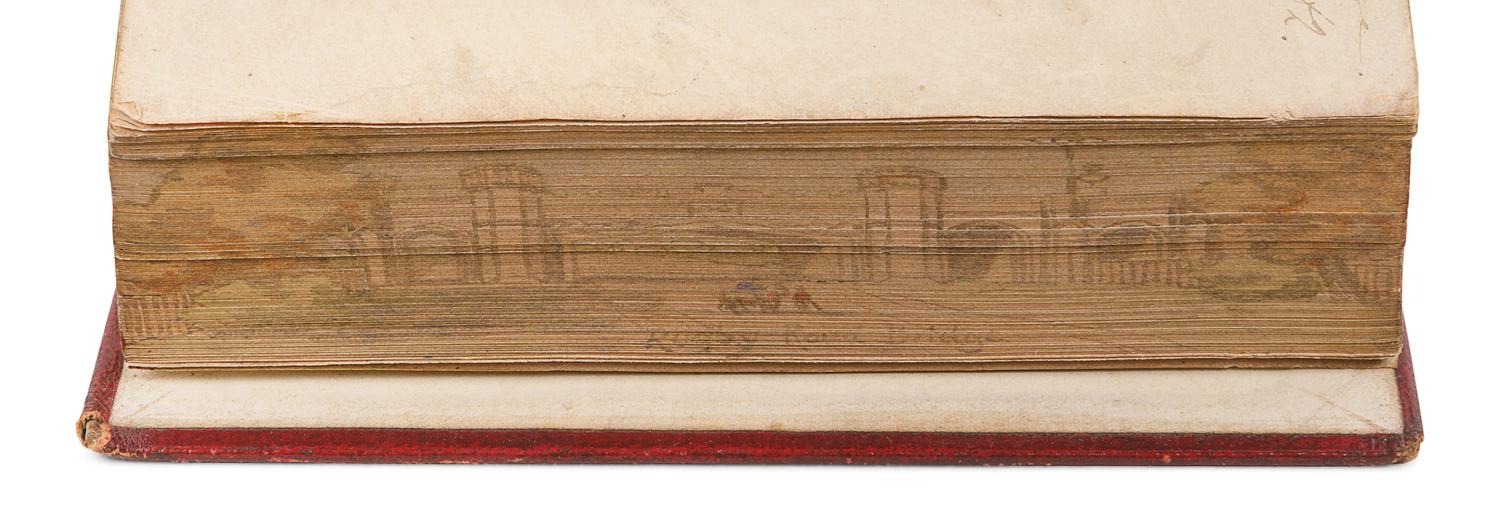 [FORE-EDGE PAINTINGS]. BAYNES, R. H. Lyra Anglicana: Hymns and Sacred Songs. London: Houlston & Wright, 1864.