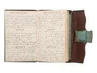 [CIVIL WAR]. 1863 diary of Private Lewis W. Jacks, 112th Illinois Infantry, wounded at Resaca.