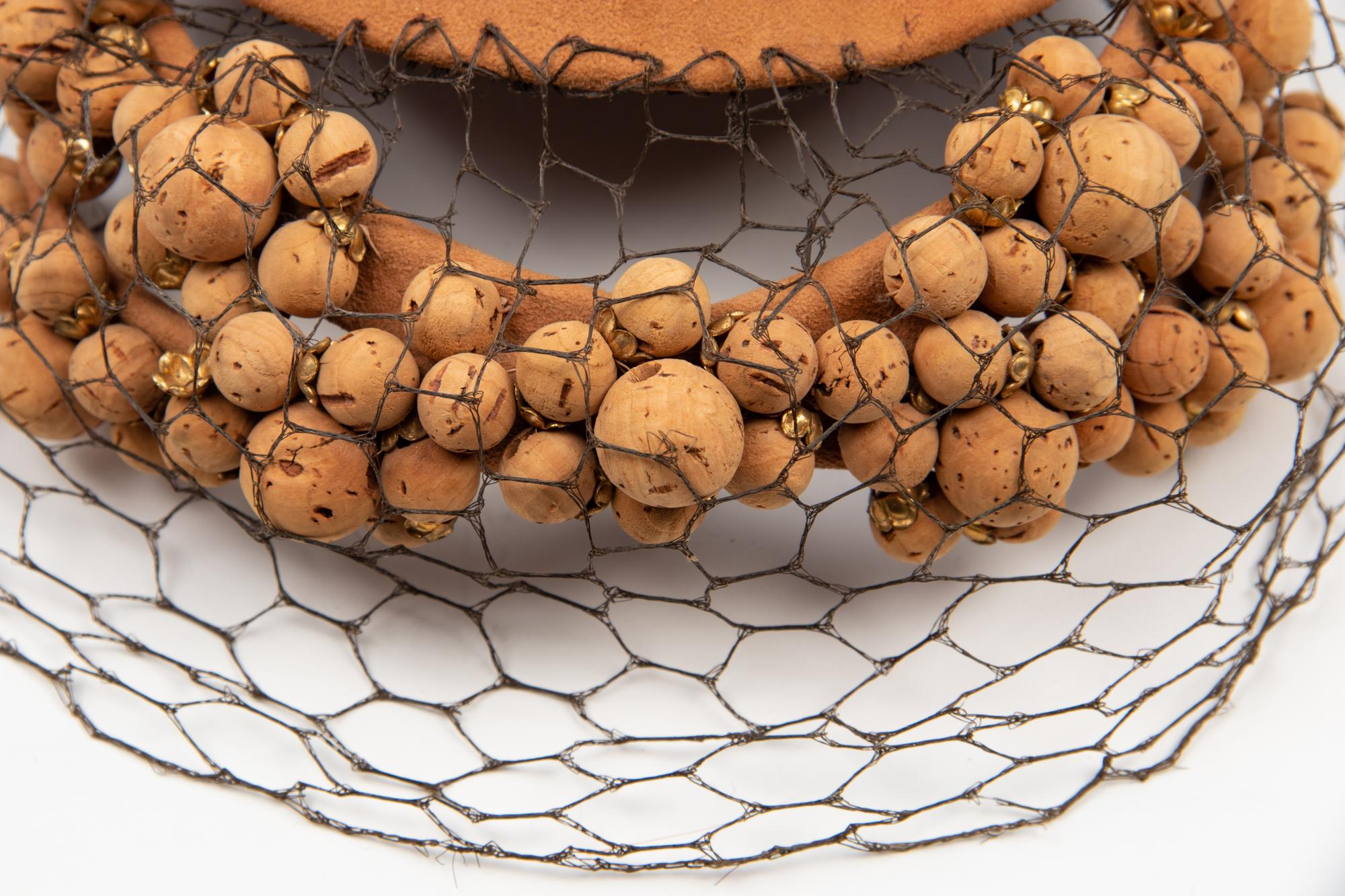 Three Bes-Ben Hats; One with Cork, One Peking Glass, One with Mirrors