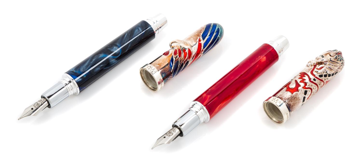 Two Lalex Fountain Pens