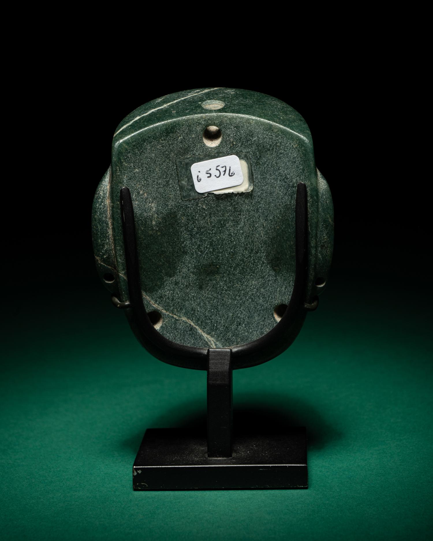 An Olmec Jade Maskette