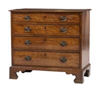 A George III Mahogany Four-Drawer Chest