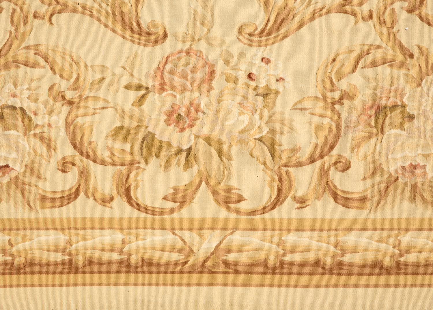 An Aubusson Style Wool Rug