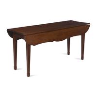 A French Provincial Style Wood Drop-Leaf Dining Table