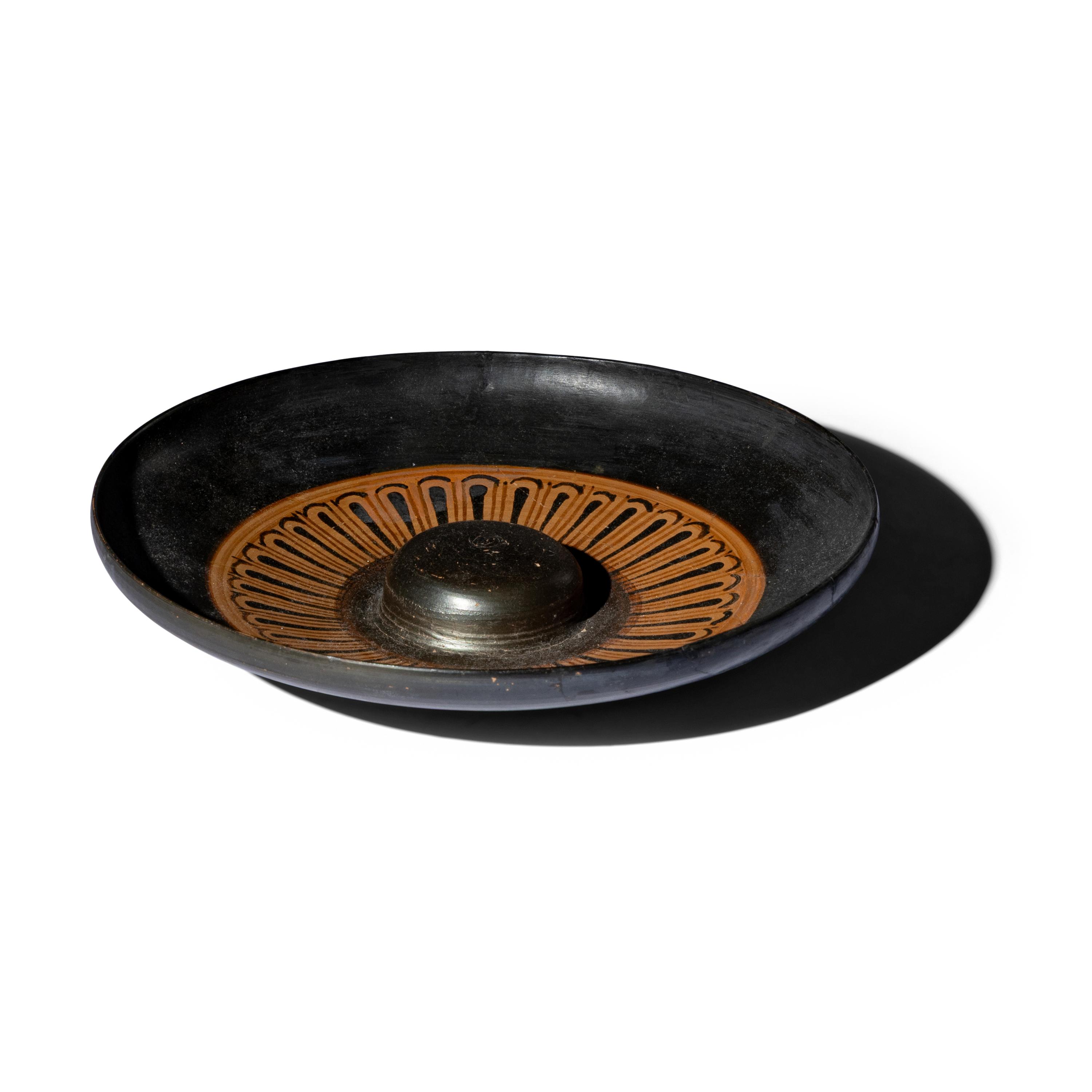 A Faliscan Black-Glazed Phiale Mesomphalos