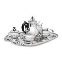 An American Silver Six-Piece Tea and Coffee Service