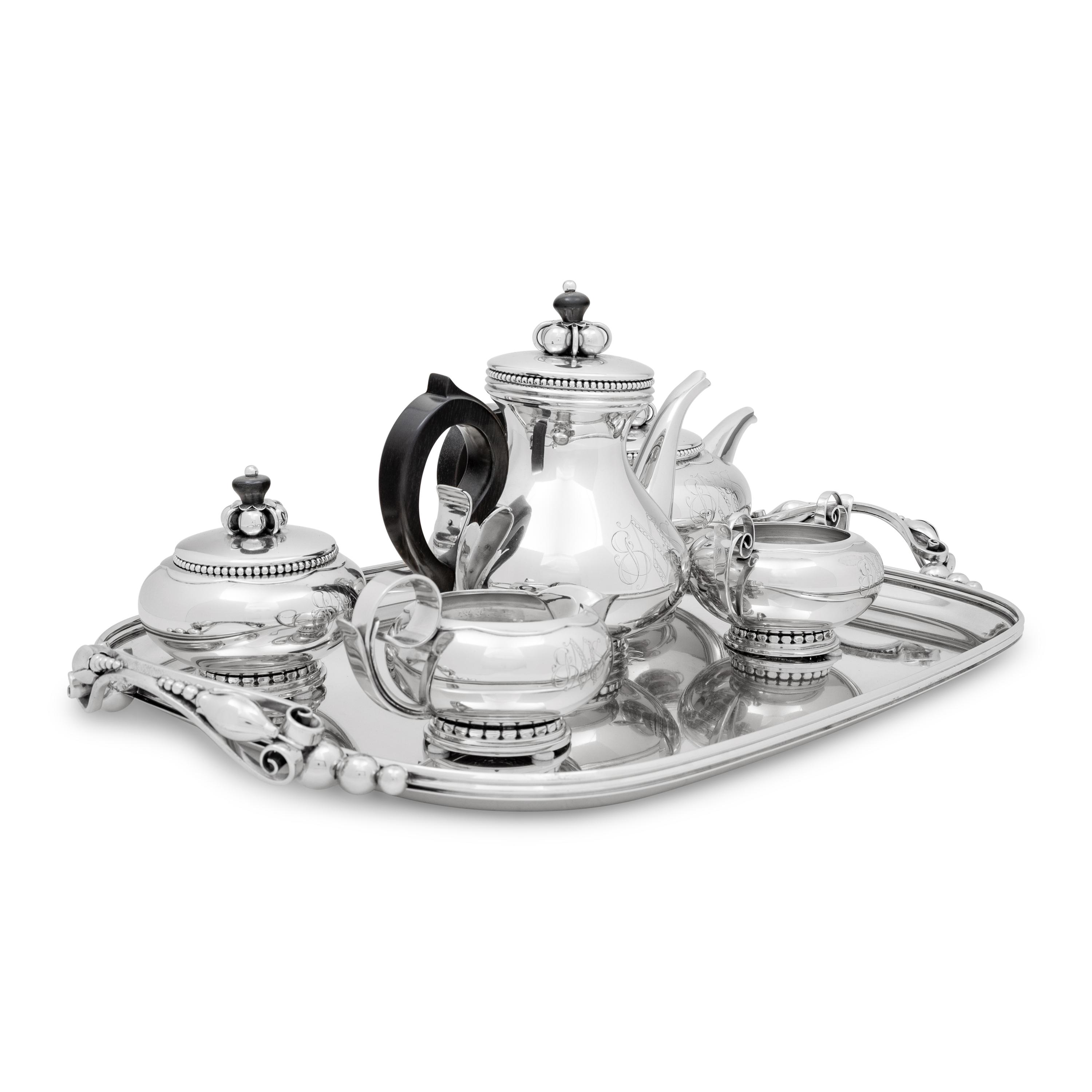 An American Silver Six-Piece Tea and Coffee Service