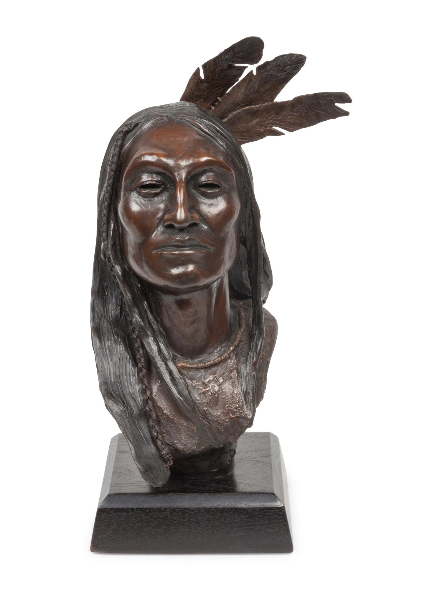 Indian with Feathers , edition 26/40